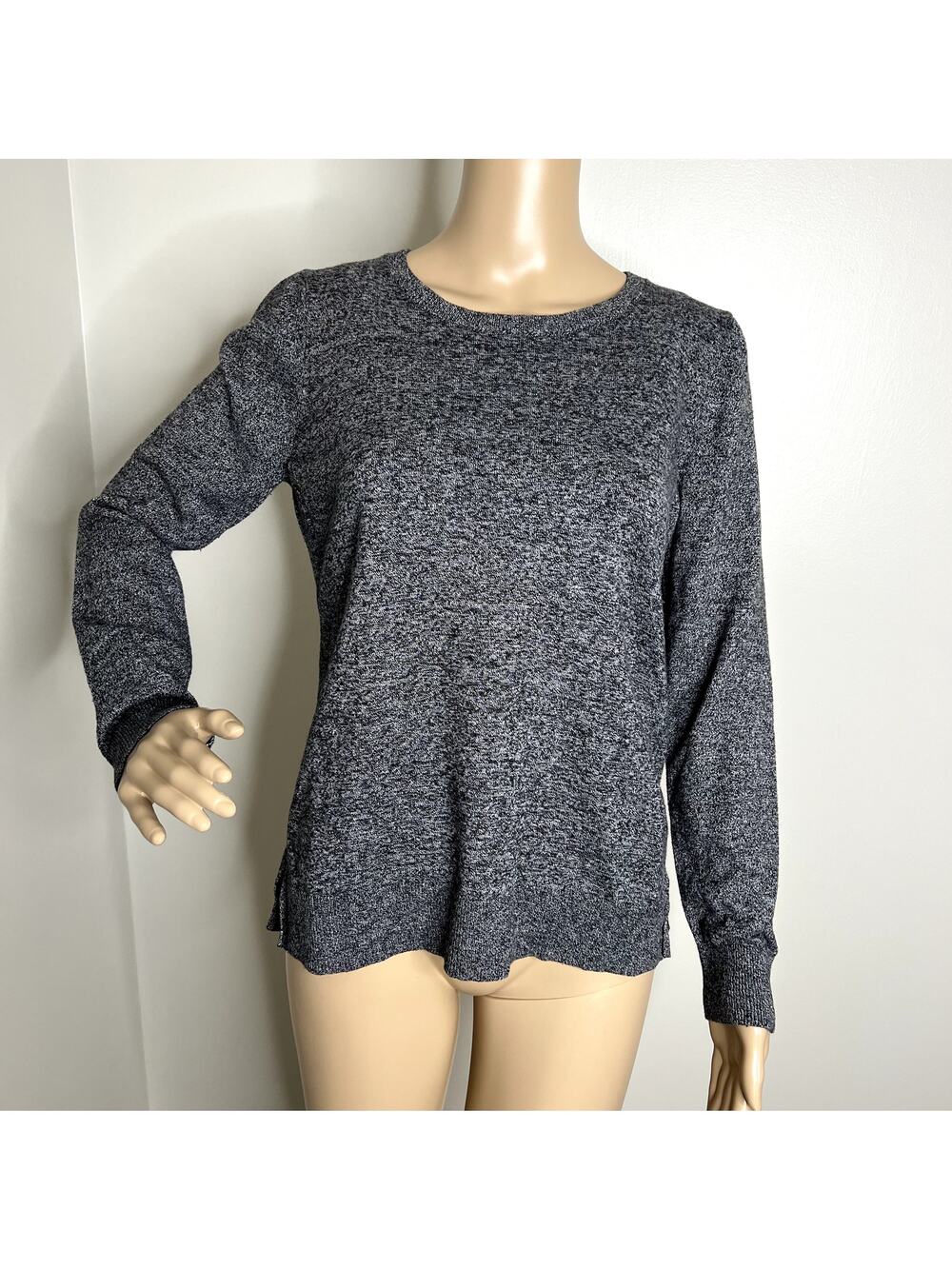 Old Navy Gray Marled Crewneck Sweater